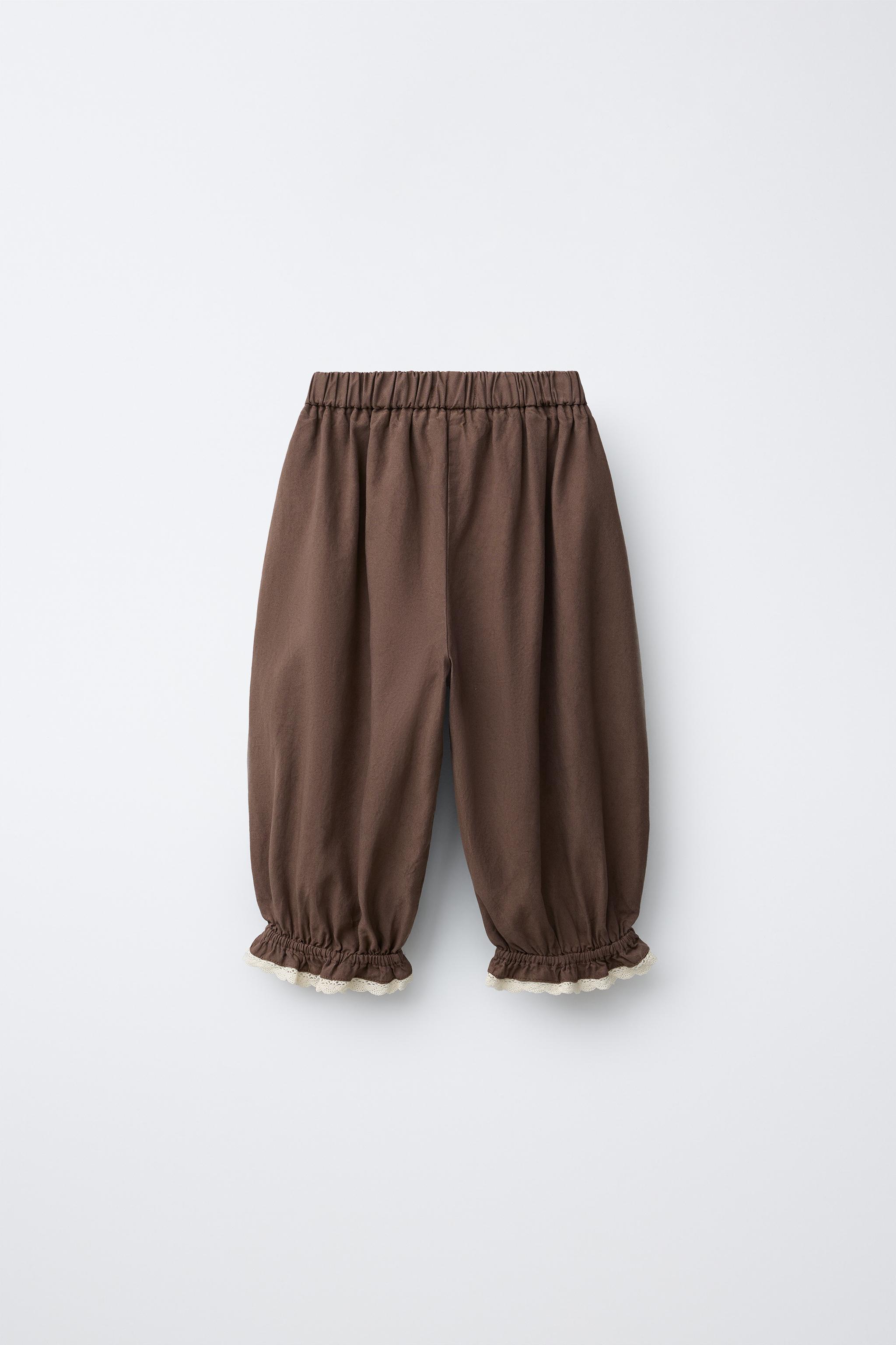 BLOOMERS WITH LACE TRIM